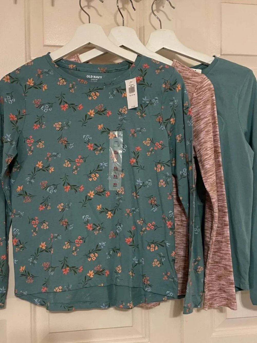 NWT lot Old Navy Girls XL Floral Softest Long Sleeve Tee | Soft Girl Vibes